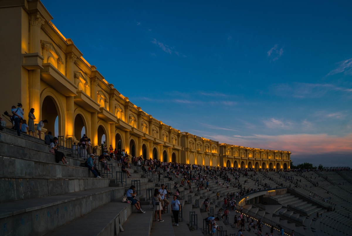 银川网红打卡点览山公园