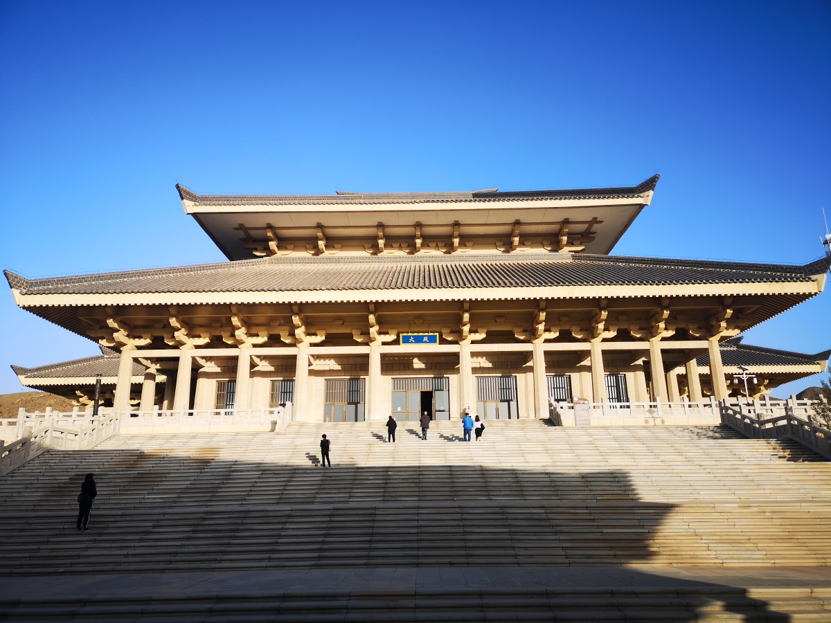 位于宁夏青铜峡市的大禹文化馆仿汉代建筑推荐前往