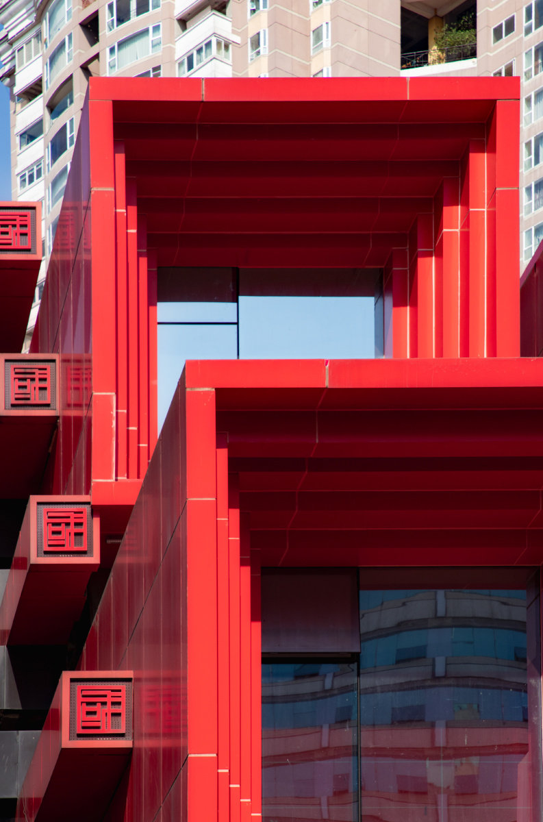 重庆街头红色元素