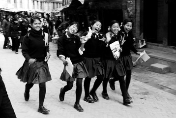 Happy Students_Bhaktapur_Neple