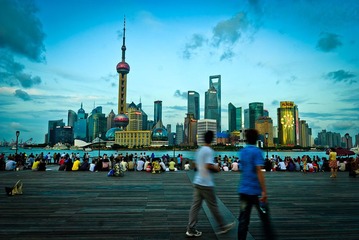 20110805，望，上海外滩。