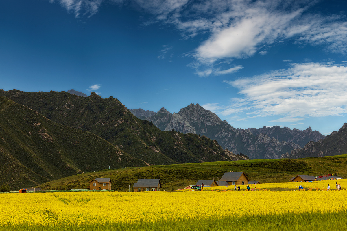 民乐扁都口风光2
