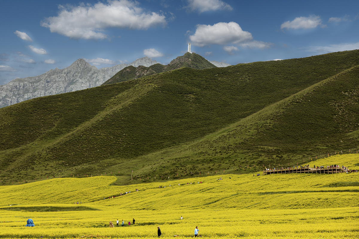 民乐扁都口风光