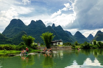 遇龙河漂流2