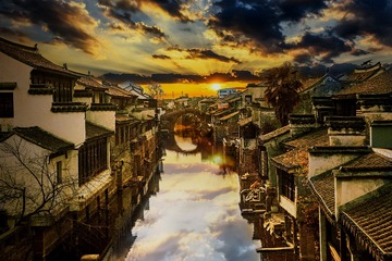 夕照沙溪古镇