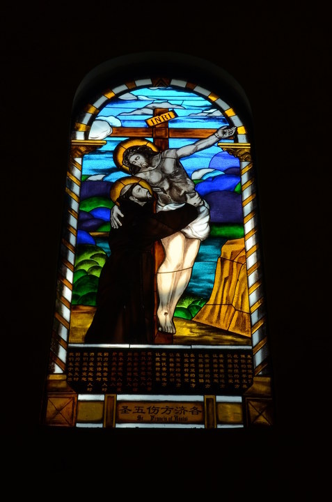 西开教堂玻璃画