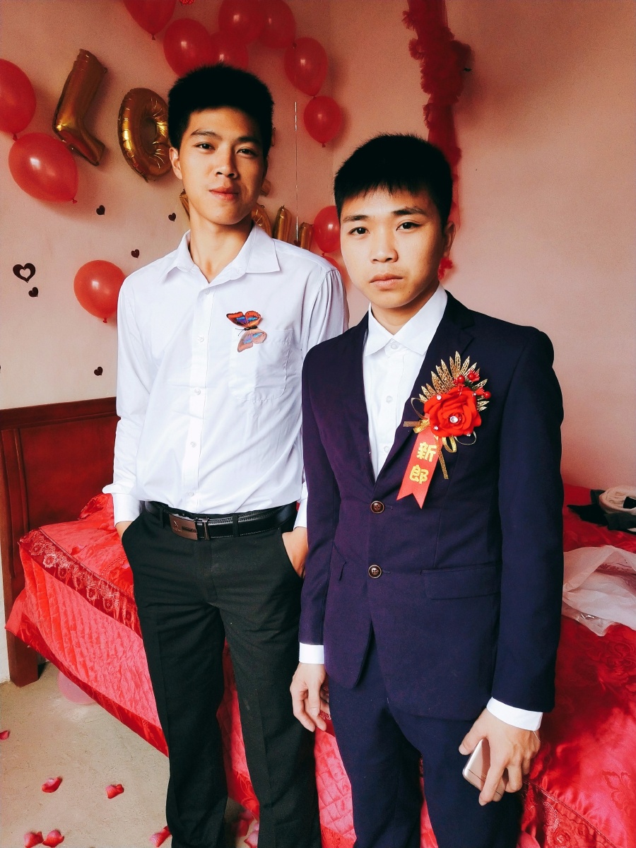 亲兄弟农村最简单的结婚祝哥哥新婚快乐白头偕老身体健康健康健康