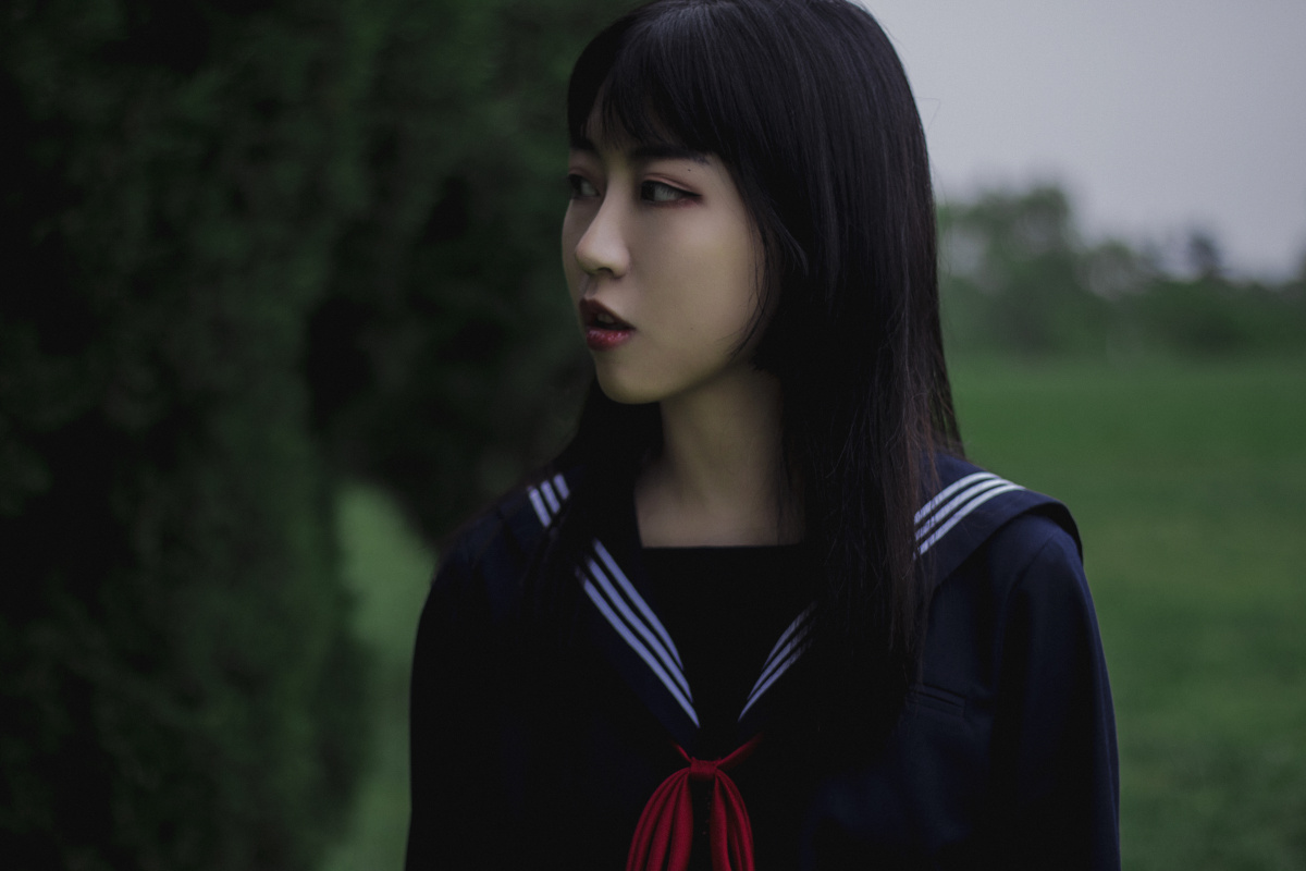 人像摄影暗黑jk