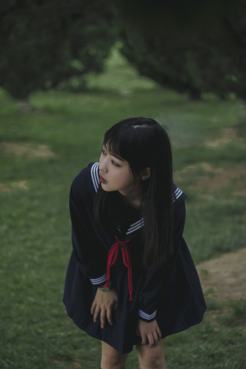 人像摄影暗黑jk