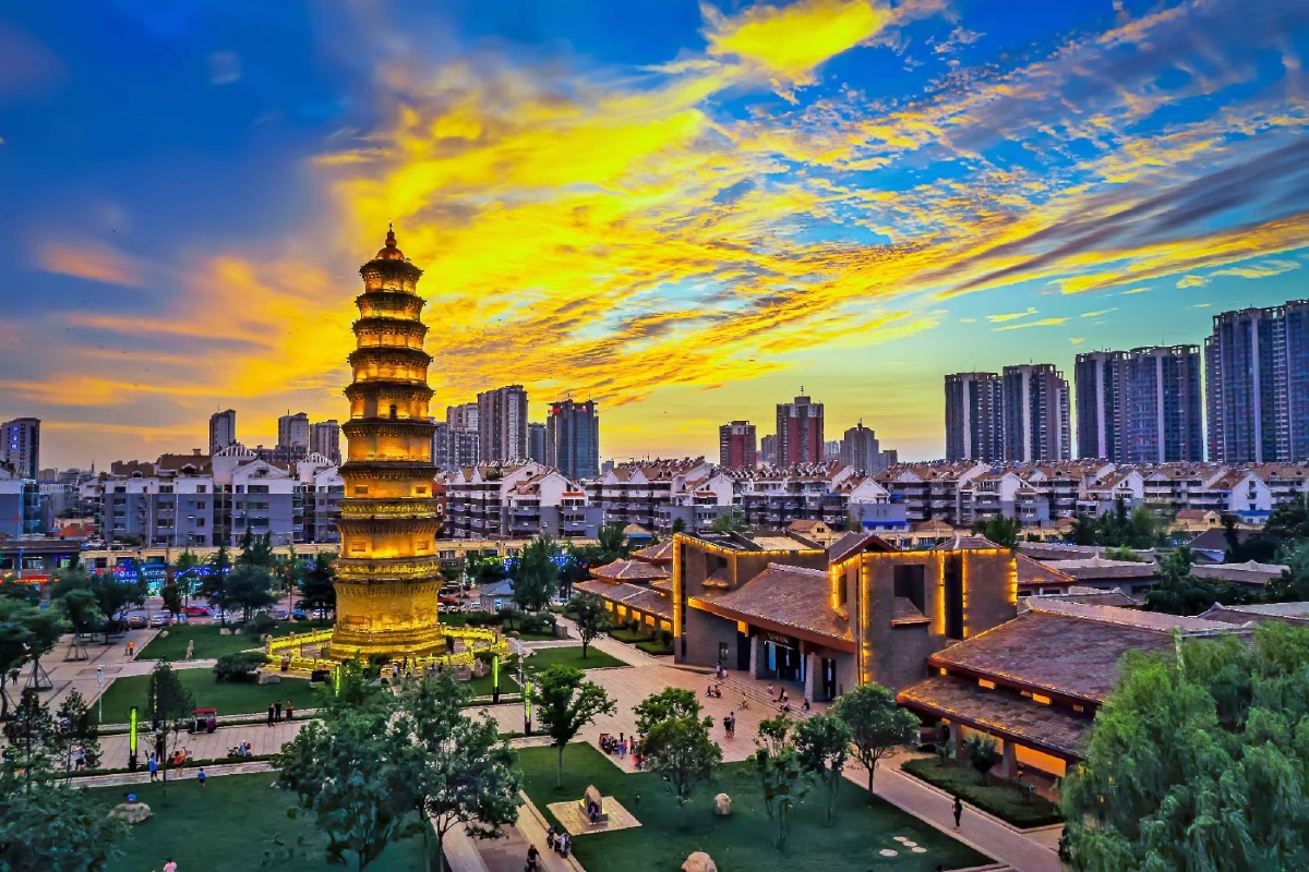 山东滕州的天空简直绝绝子