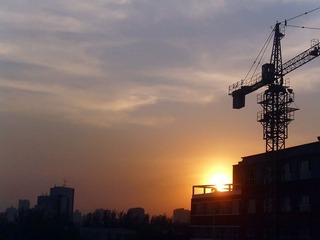夕阳将落