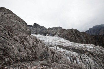 玉龙雪山冰川