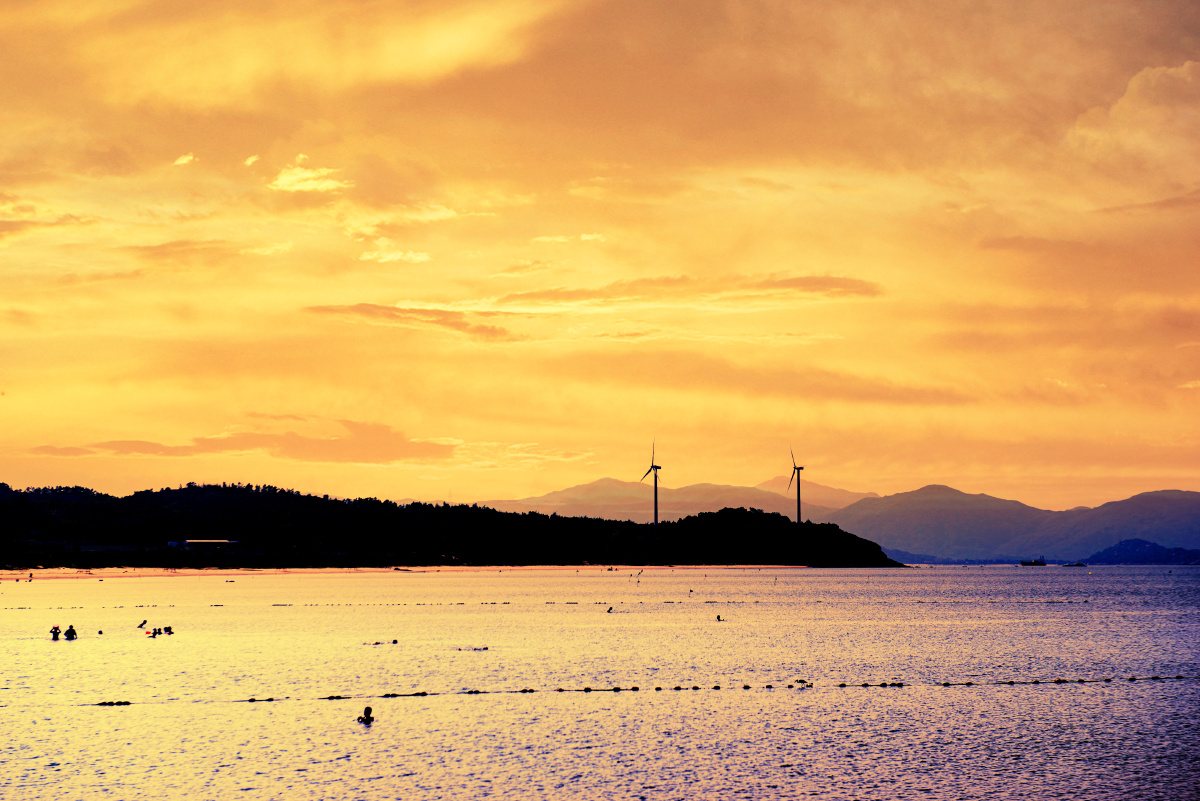 汕尾风车岛风光拍摄