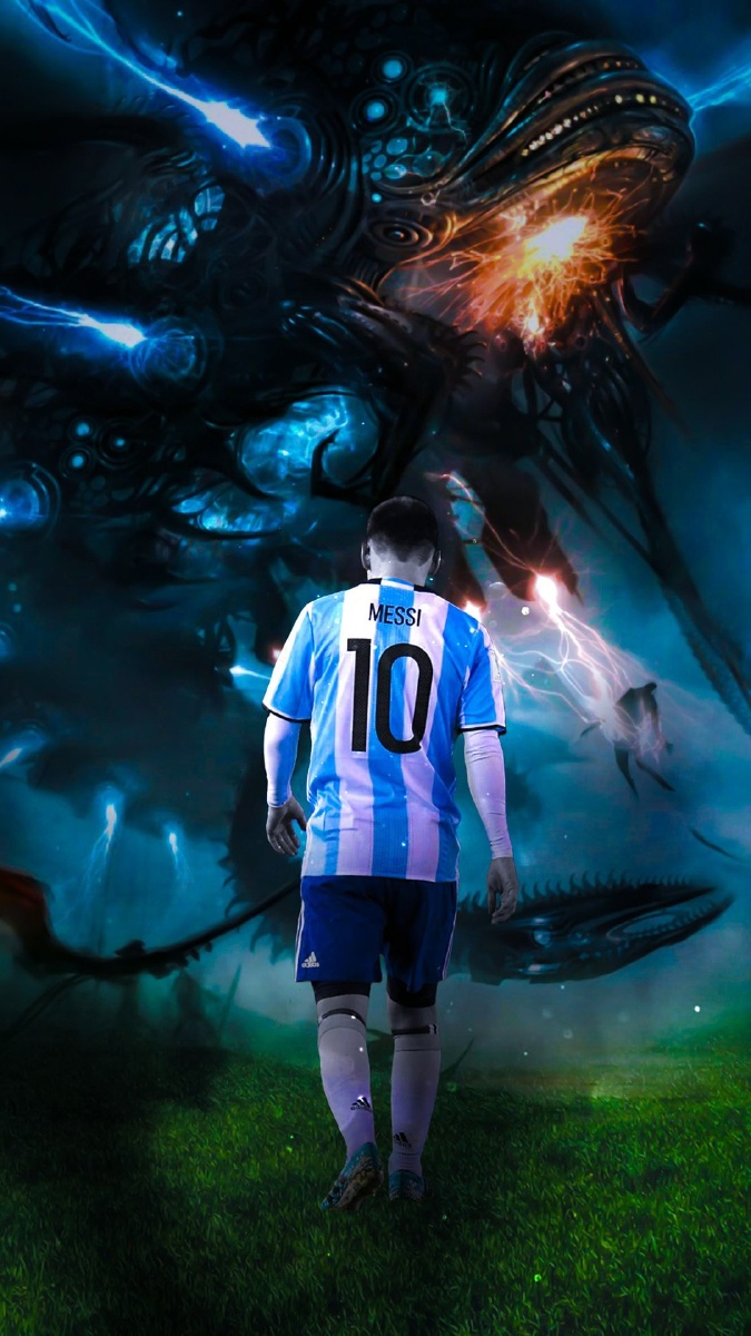 梅西的炫酷壁纸?