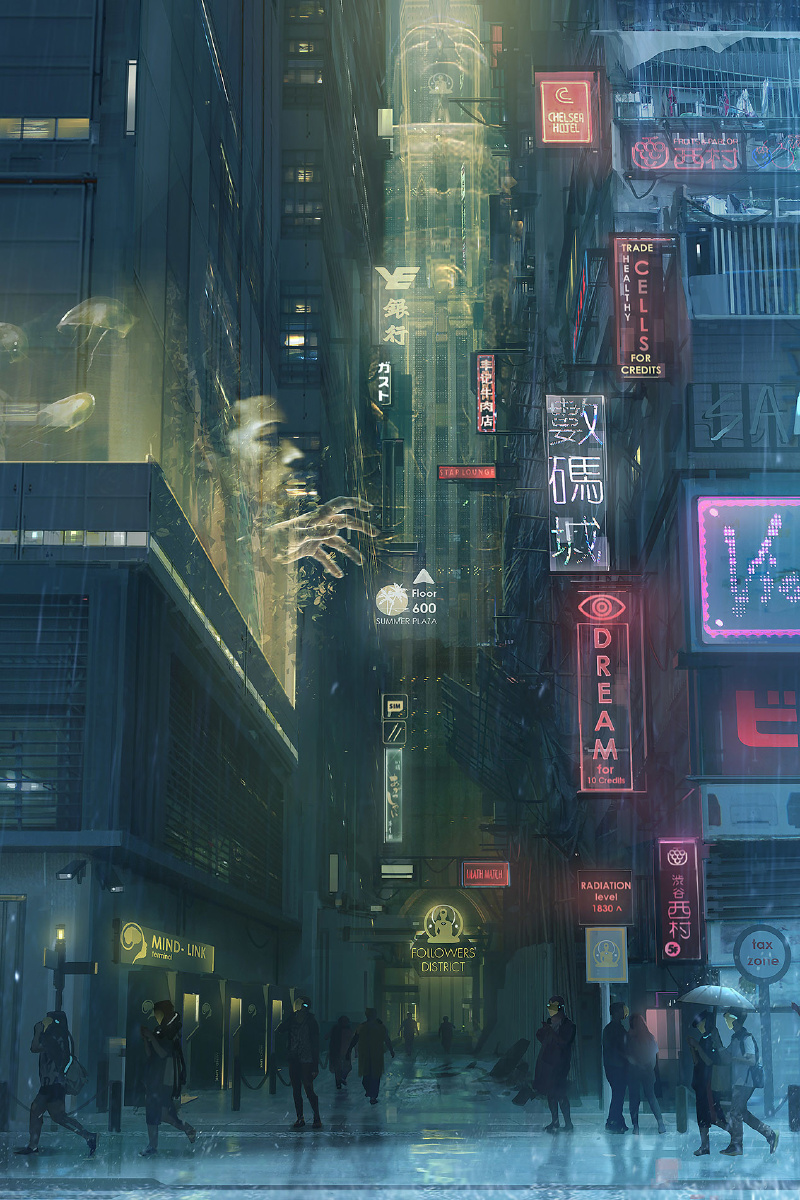 1/17夜#雨景#凌晨场景夜色壁纸都市赛博朋克还没有人打赏,快来当第一