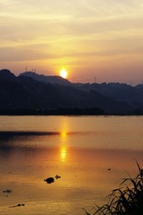 梅林湖日落