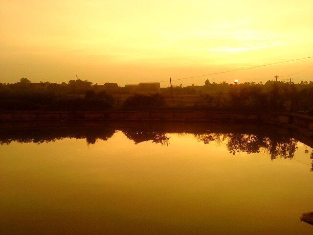 夕阳<br />
