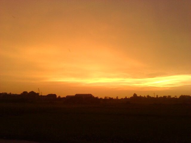 夕阳<br />
