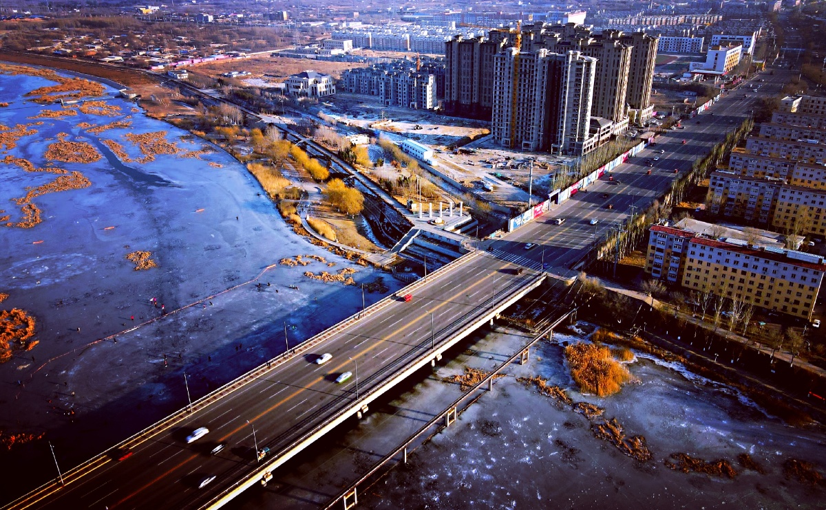 阜新市细河人民桥段