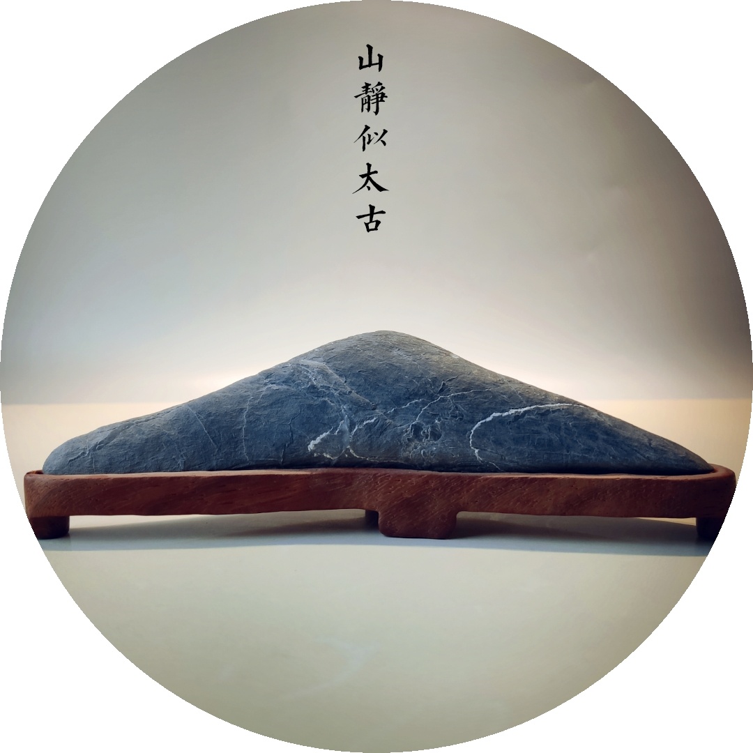 山水之间得之心而寓之酒悟之道且入于掌#灵璧石#山形石