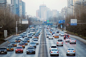 Spring Festival Eve 2nd Ring Road East 虎年倒数第二天的朝阳门东二环