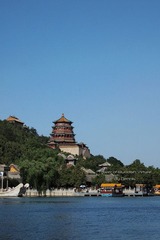 Tower of Buddhist Virture/Kunming Lake 万寿山上佛香阁及昆明湖