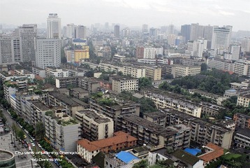 City view of Morning Chengdu 清晨的成都