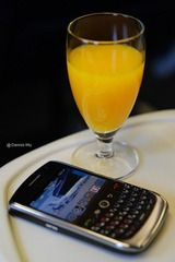 Welcome Drink on CX312 @ 20Jan10 HKG