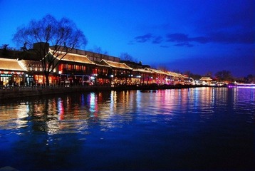 Houhai Lake 北京后海夜景