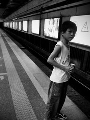 北京地铁站台