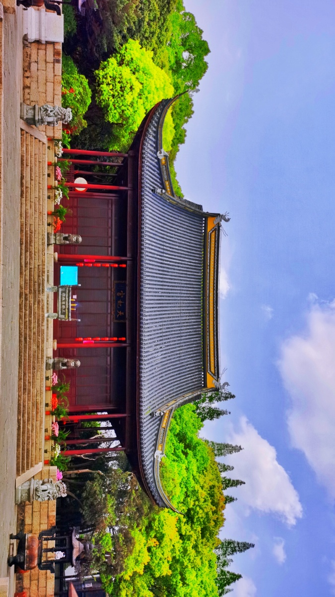 松江方塔园的天妃宫