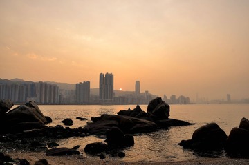 黄昏的鲤鱼门~
