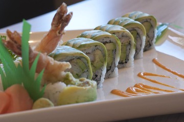 Green dragon roll