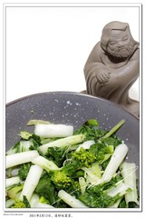 清炒白菜苔