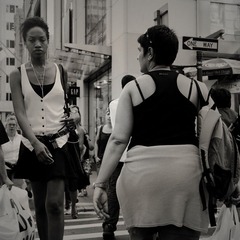 sharp contrast