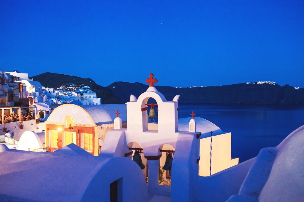 伊亚夜景