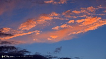 日落的天空