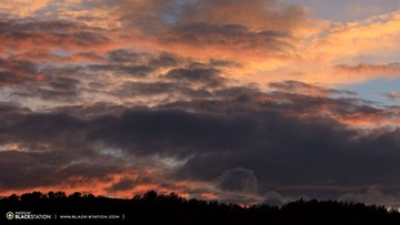 日落的天空