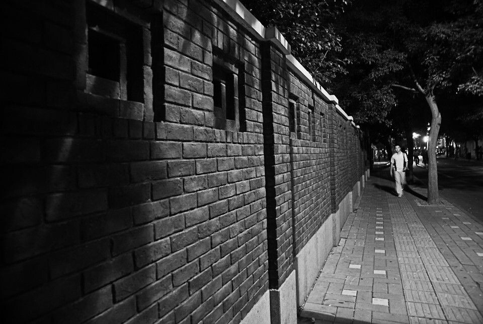 五大道的路边<br />
