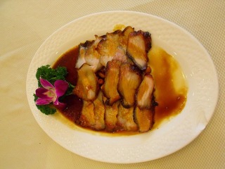 鲍汁焗猪颈肉