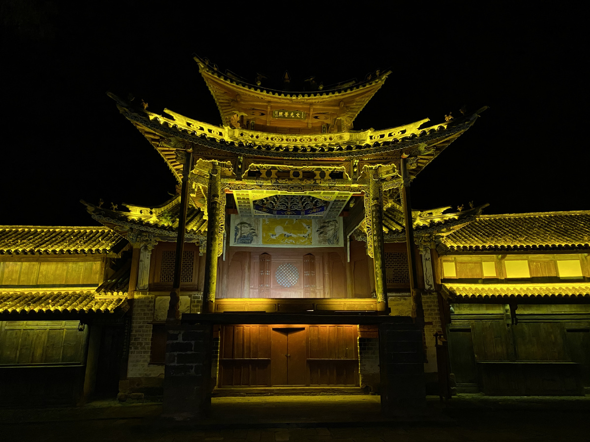 沙溪古镇的夜晚