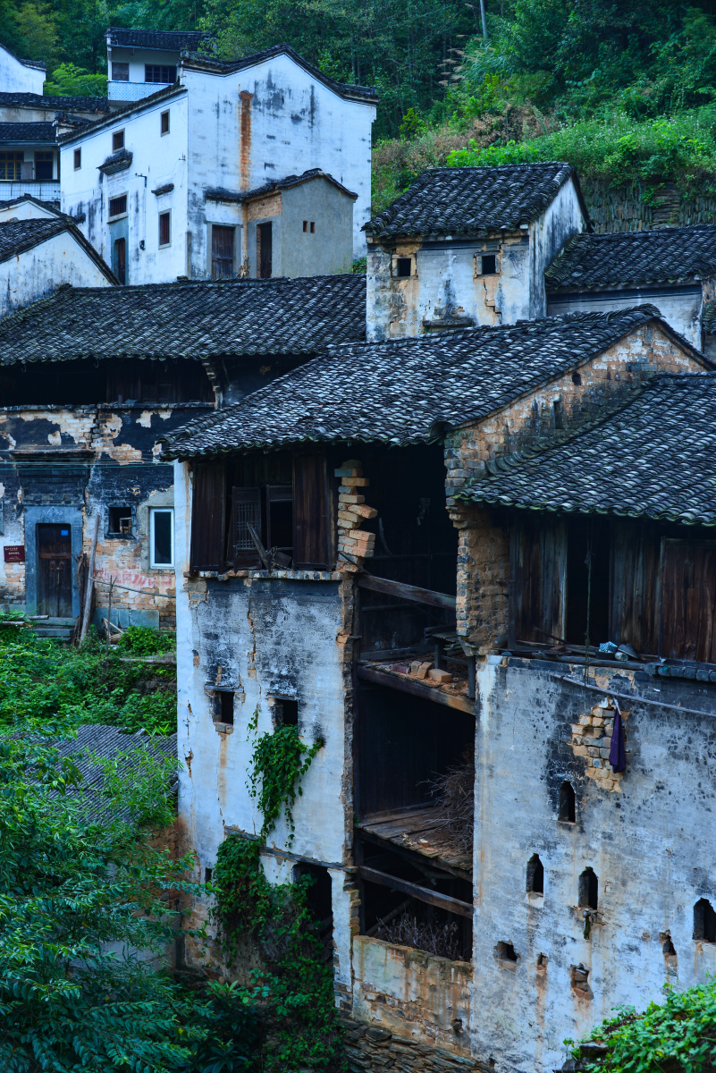 山村古宅2021年8月10号拍摄于安徽仓山源古村