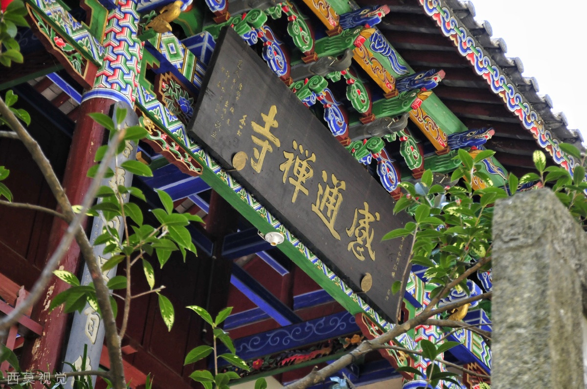 【大理感通寺】"寺古松森,西南览胜无双地;马嘶花放,苍洱驰名第一山.
