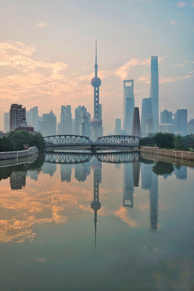 清晨的上海