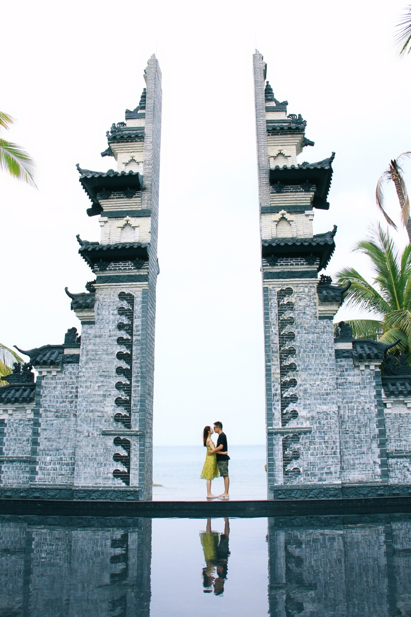 三亚大小洞天这个地方挺适合拍照留念的