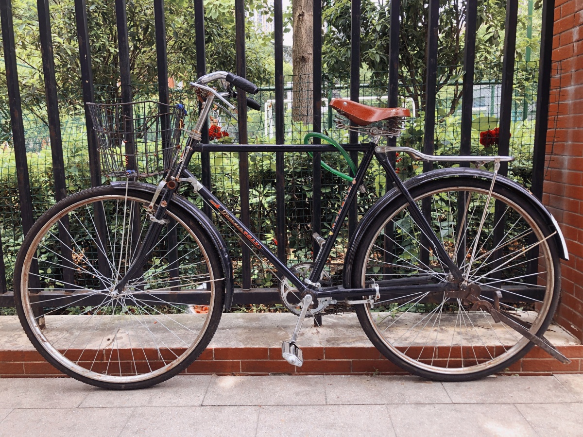 武汉街头偶遇 上海永久二八大杠自行车 - 水初墨 - 图虫