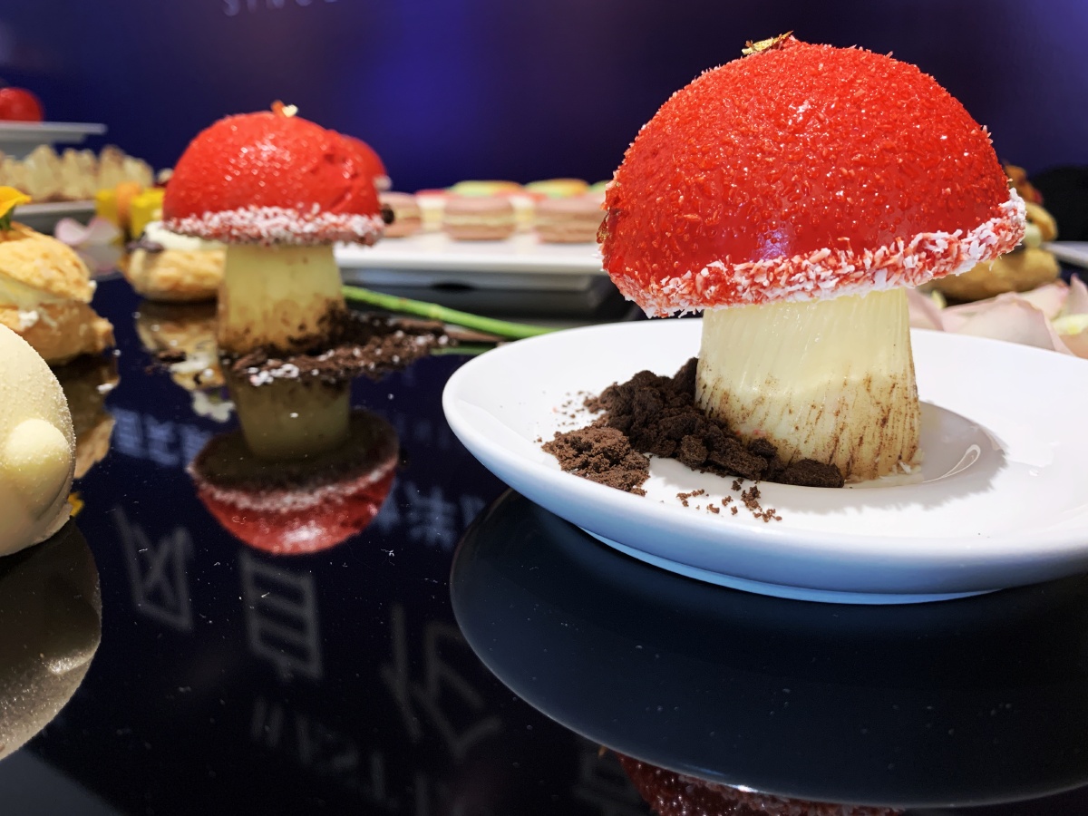 创意蘑菇蛋糕. - 独角兽艺术 - 图虫