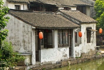 河边人家         