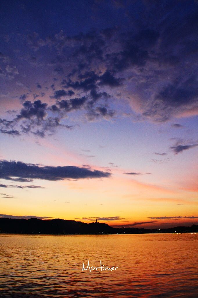 夕阳保俶，紫色梦幻。<br />
<br />
