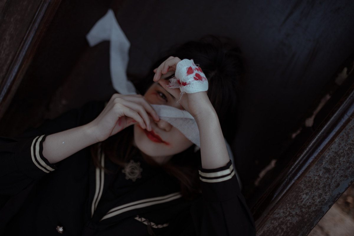 我的模样里放着我的情绪暗黑丧系jk